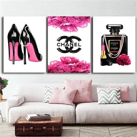 chanel book painting|Chanel paintings for bedroom.